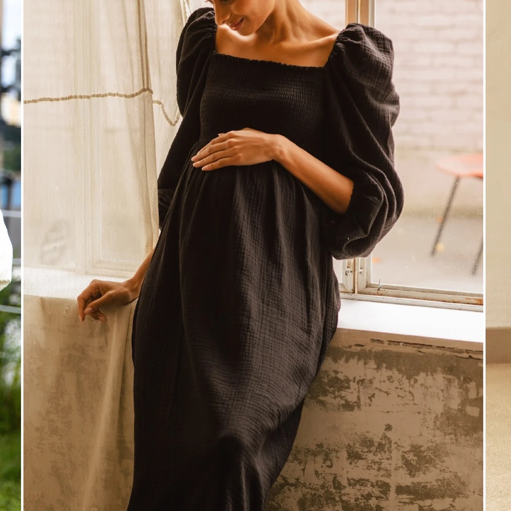 Elegant Black Long Sleeve Dress